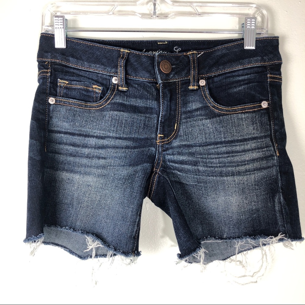 American Eagle Stretch  High Waisted Denim Short
